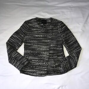 Black and White Tweed Jacket